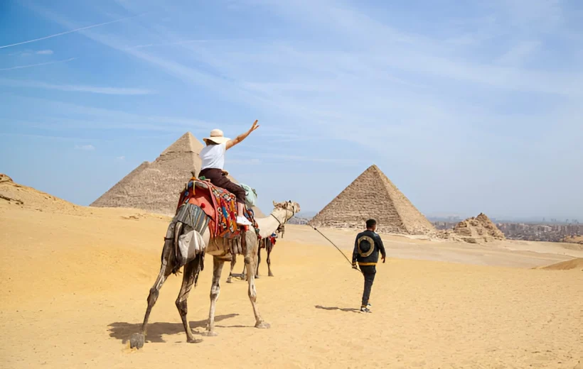 Camel Ride in Giza Pyramids