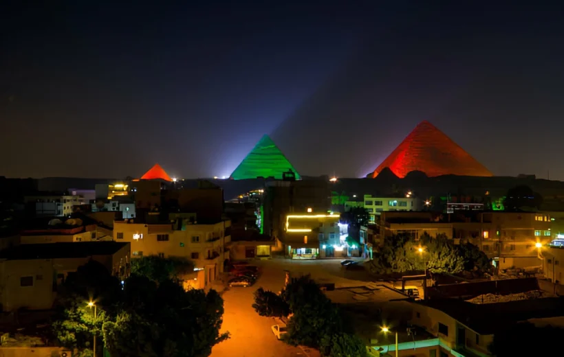 Sound and Light Show At Giza
